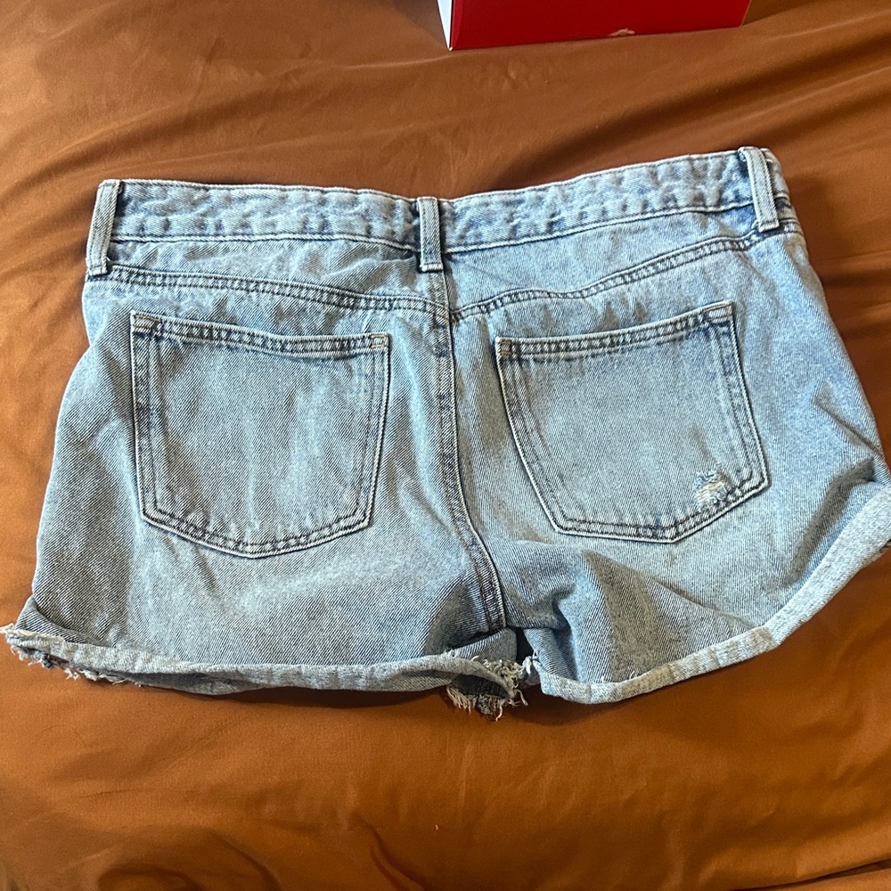 Celebrity Pink Light Blue Jean Shorts